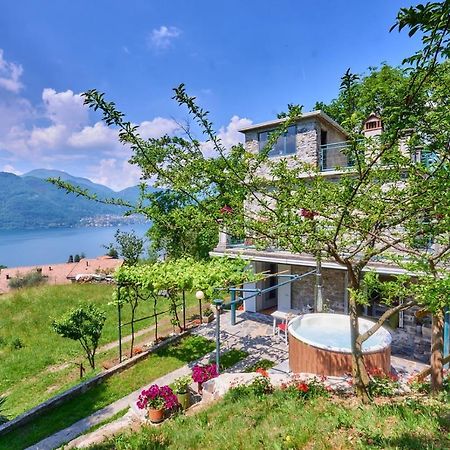 La Casetta Nel Bosco - Hot Tube And Sauna Lierna Zewnętrze zdjęcie