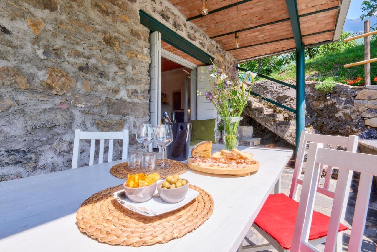 La Casetta Nel Bosco - Hot Tube And Sauna Lierna Zewnętrze zdjęcie